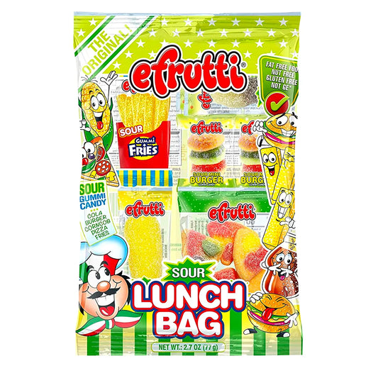 EFRUTTI SOUR GUMMI LUNCH BAG 77g