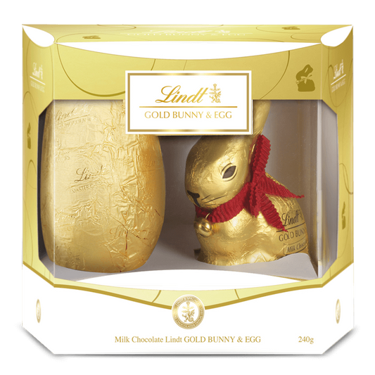 Lindt Gold Bunny & Egg Milk 240g