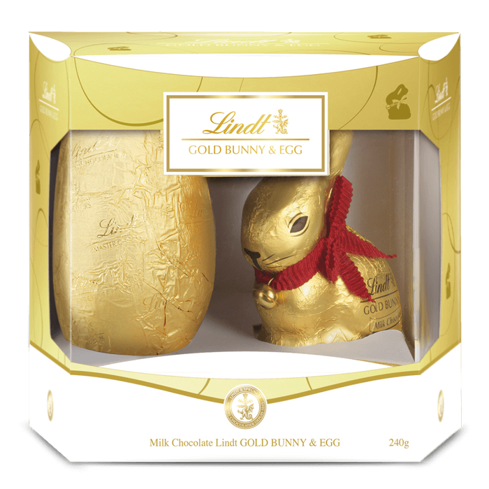 Lindt Gold Bunny & Egg Milk 240g