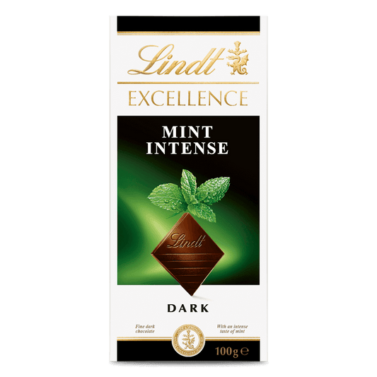Lindt Excellence Dark Mint 100g - Tom's Confectionery Warehouse