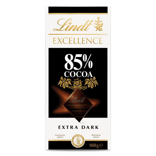 Lindt Excellence Dark 85% 100g - Tom's Confectionery Warehouse
