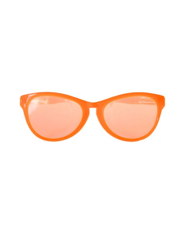 Bright Orange Glasses