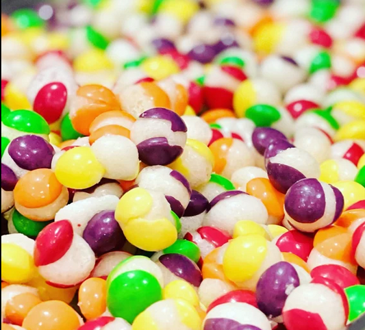 Frost Bites (Tom’s Freeze Dried Skittles) 100g Jar