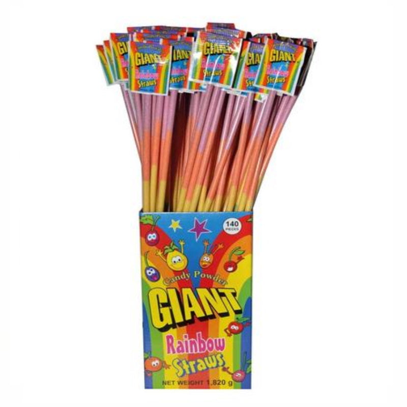 Universal Candy Giant Rainbow Straws 13g