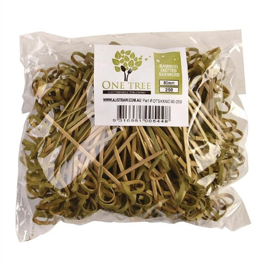ONE TREE BAMBOO KNOTTED SKEWER PICK