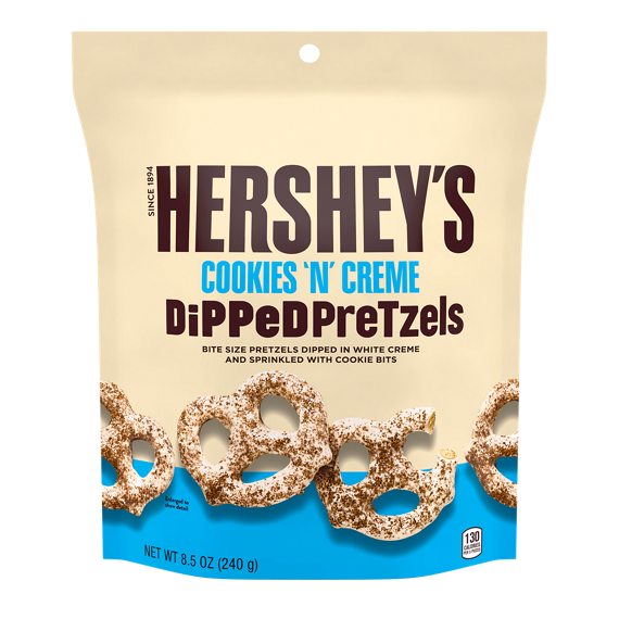 Hershey's Cookies 'n' Creme Dipped Pretzels 240g
