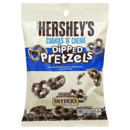 US Hershey's Cookies Creme Pretzels 120g