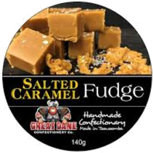 GREAT DANE 140G SALTED CARAMEL FUDGE