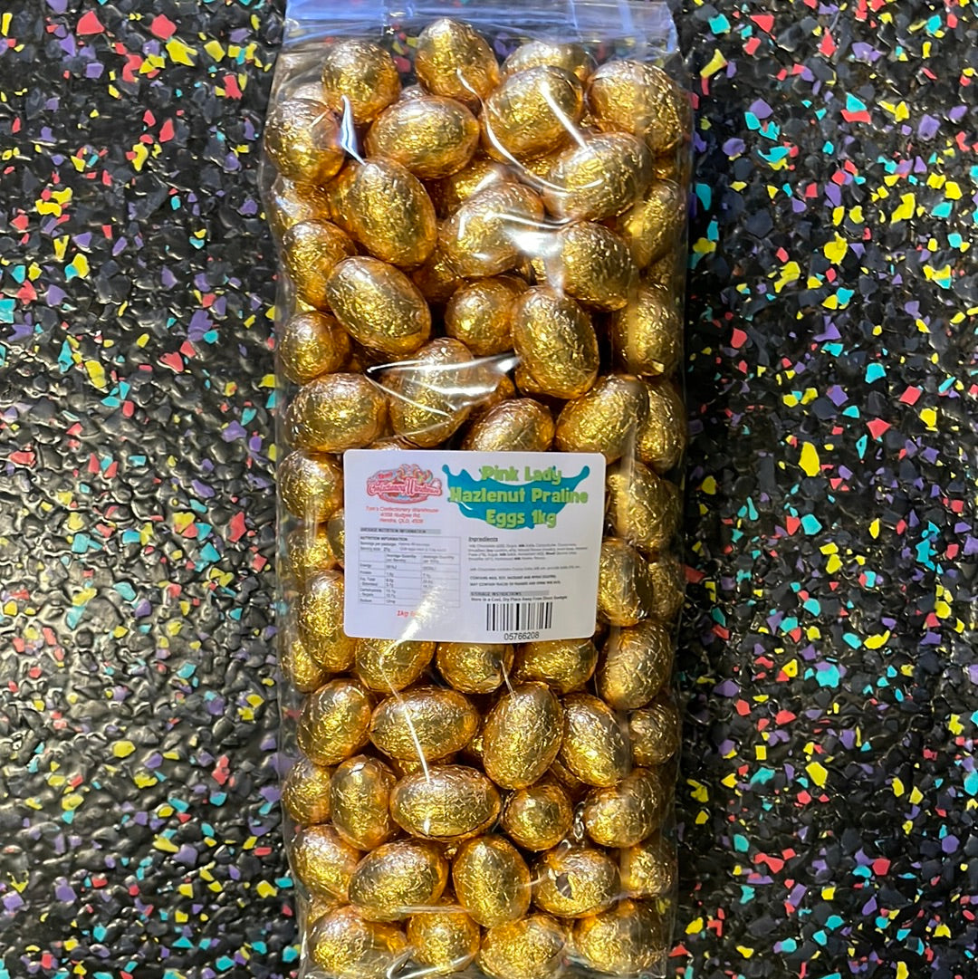 Pink Lady Hazlenut Praline Eggs 1kg