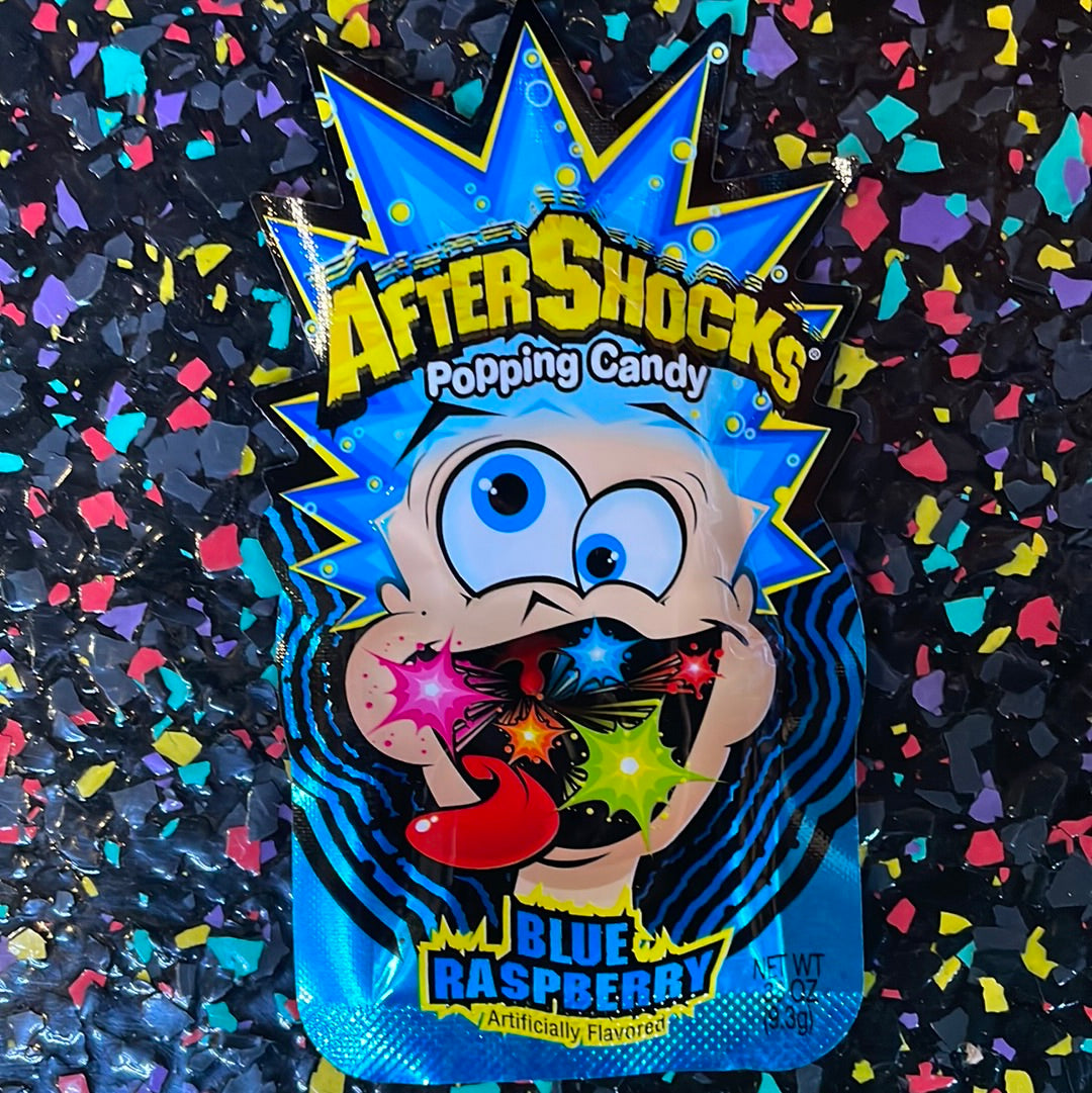 AFTERSHOCKS BLUE RASPBERRY 9.3g – Tom's Confectionery Warehouse
