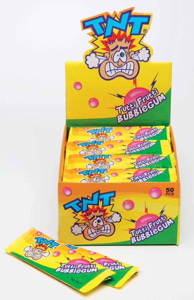 TNT Chew Bar Tutti Frutti Bubblegum