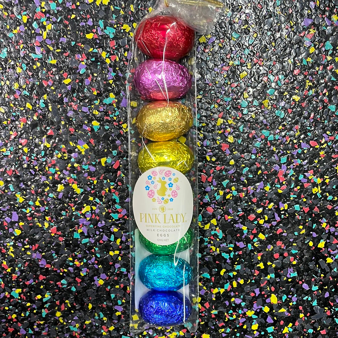 Pink Lady - milk chocolate eggs (8 pack) 120g
