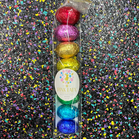 Pink Lady - milk chocolate eggs (8 pack) 120g