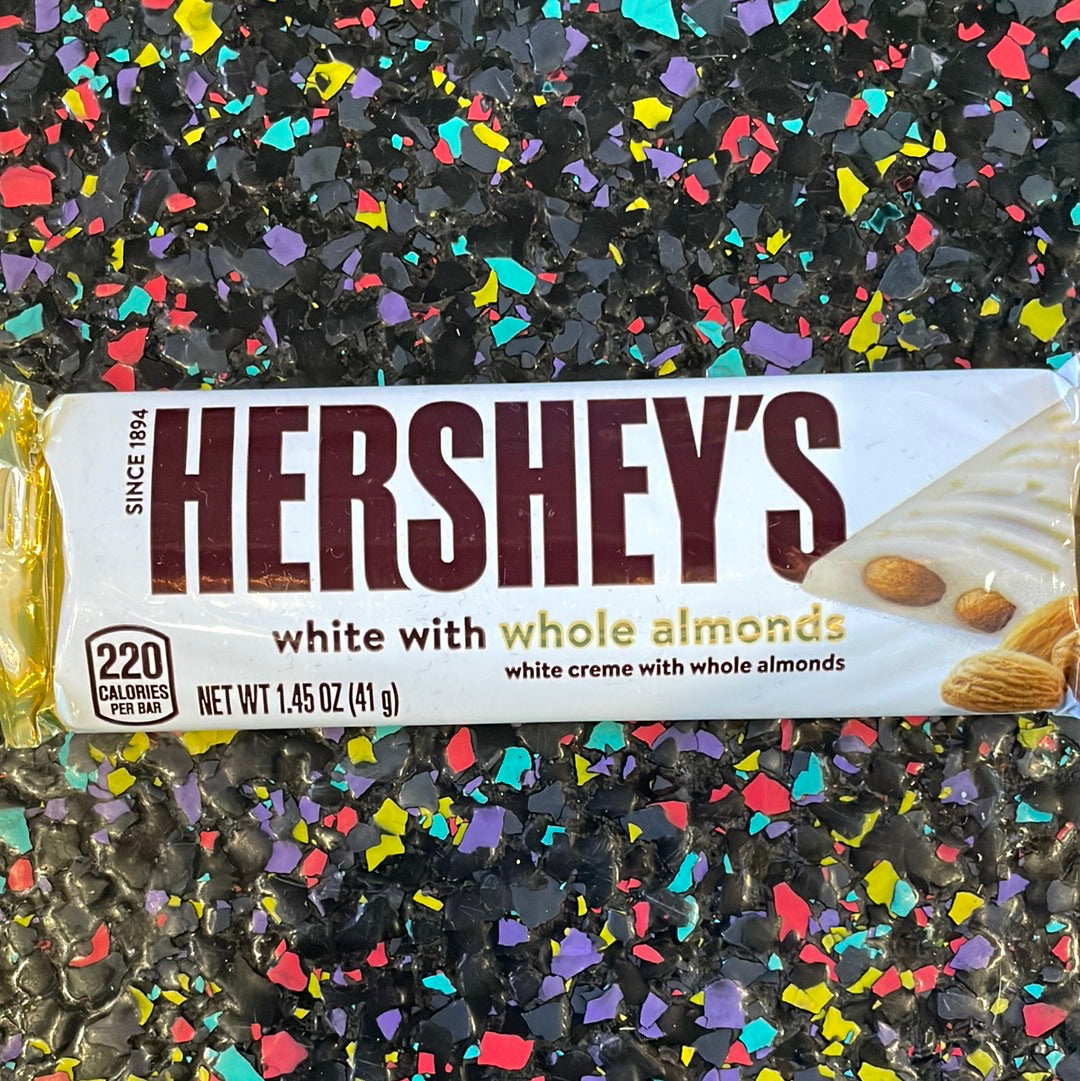 HERSHEY'S WHITE WITH ALMONDS 41G