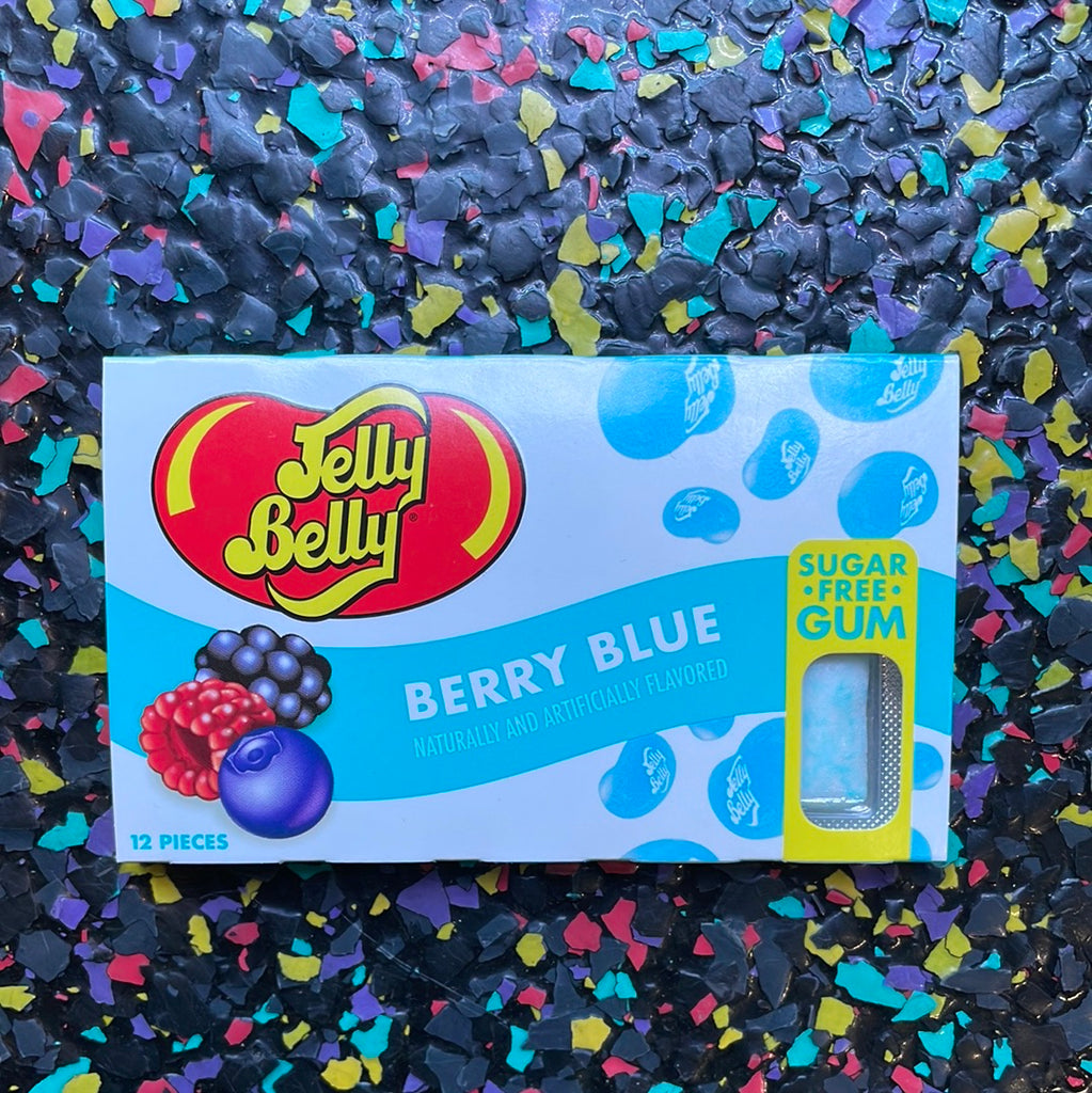 JELLY BELLY GUM BERRY BLUE 12