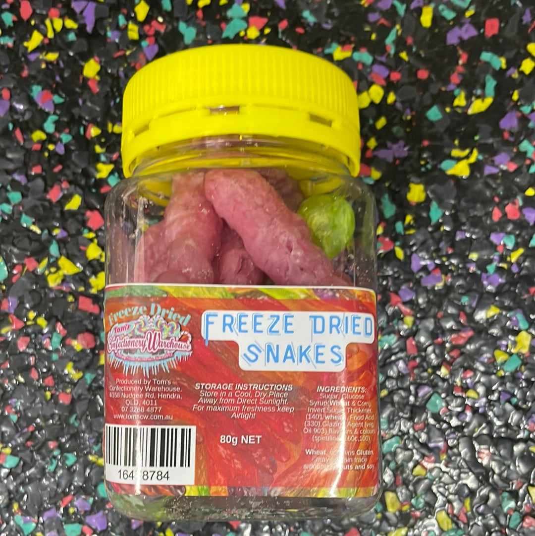 Picture of Tom’s Freeze Dried - Snakes - 80g – Tom's Confectionery Warehouse