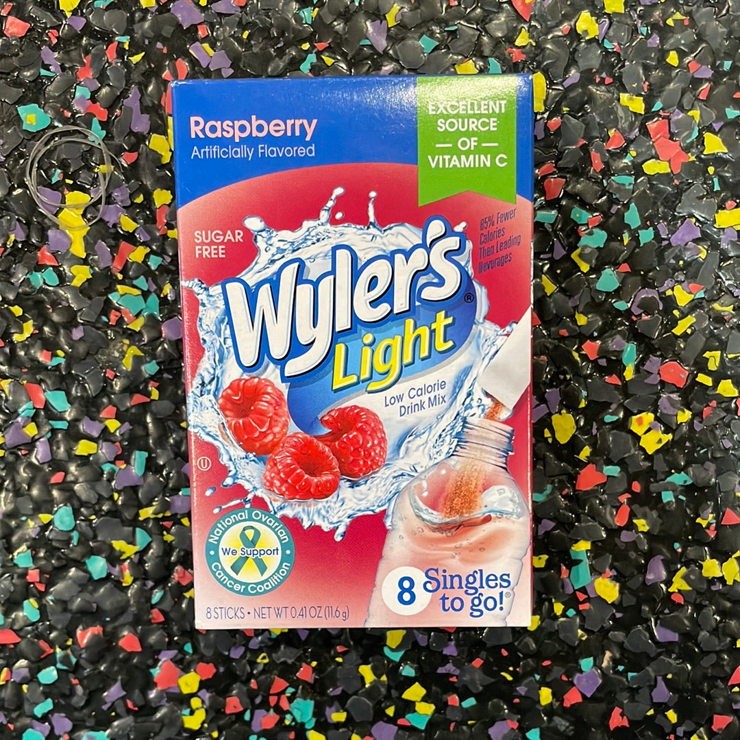 Wylers light - raspberry drink mix – Tom's Confectionery Warehouse
