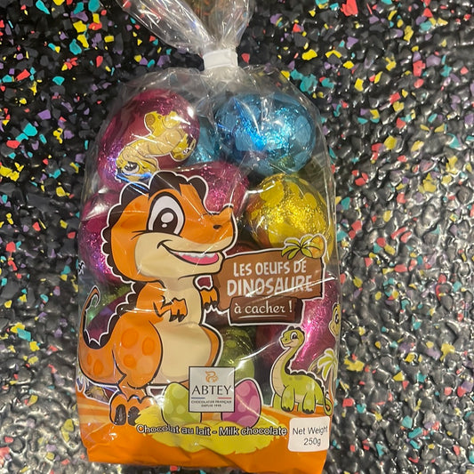 Dinosaur Eggs Easter Hunt Holl. Foil. Mk 250g/20