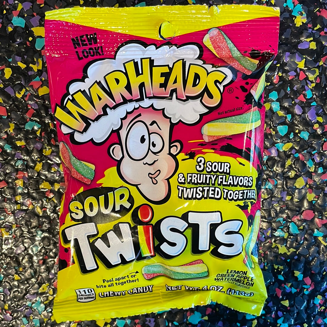 Warheads Sour Twists 113g