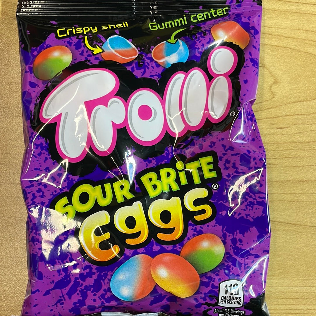 Trolli Sour Brite Eggs 113g Tom's Confectionery Warehouse