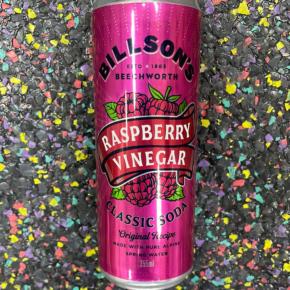 Billson’s classic Soda - raspberry vinegar – Tom's Confectionery Warehouse