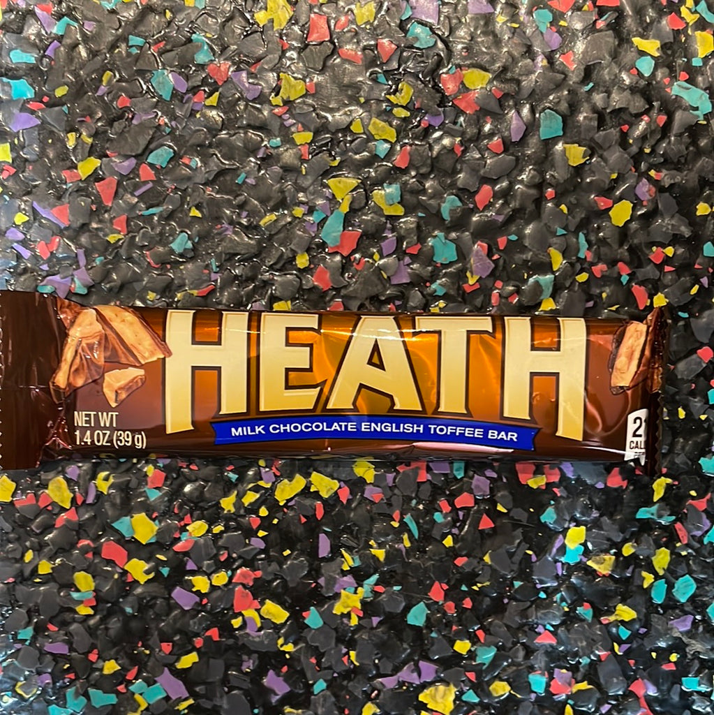 Heath milk chocolate english toffee bar (39g) Tom's Confectionery Warehouse