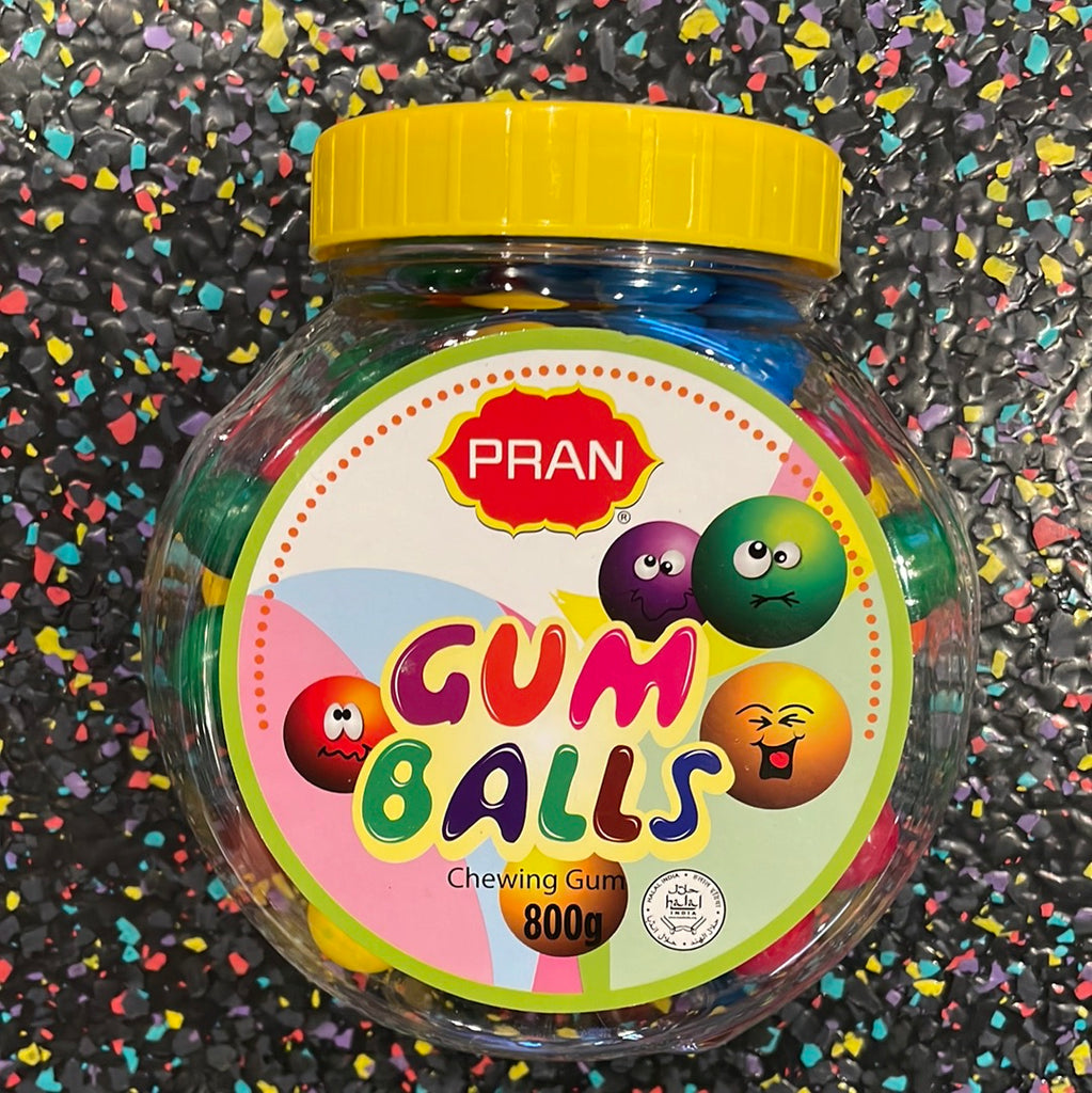 Sweet Treats Mixed Gum Balls Jars 800g