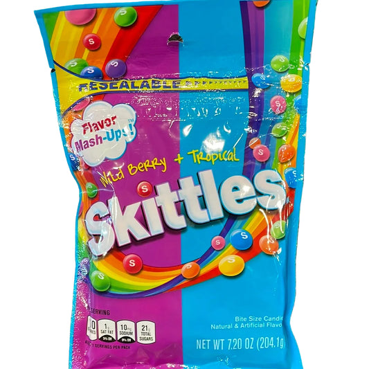 SKITTLES BERRY/TROPICAL BAG  204.1g
