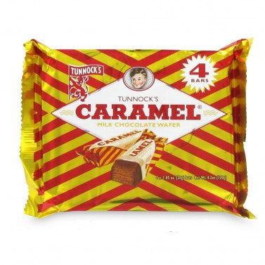 UK Tunnock’s Caramel Wafer Biscuits 4pc (UK)