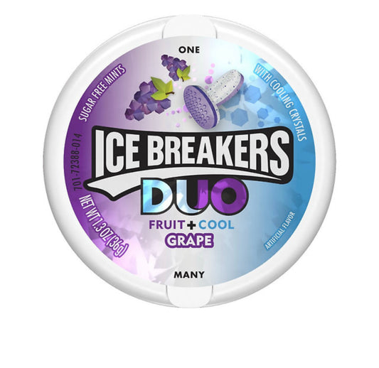 ICE BREAKERS DUO MINTS GRAPE 36.9g