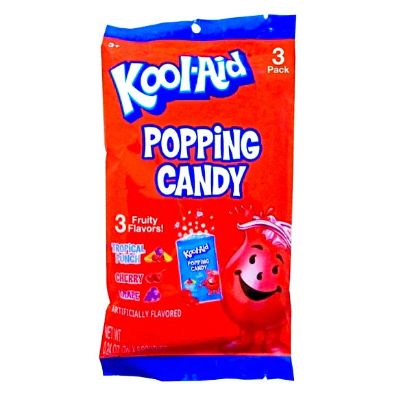 KOOL AID POPPING CANDY 3 PACK Tom's Confectionery Warehouse