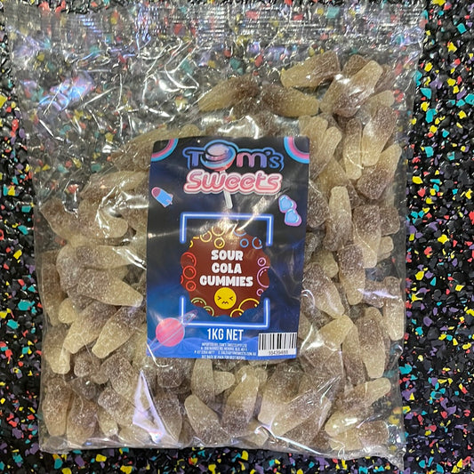 Sour cola bottles 1kg