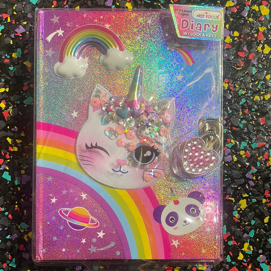 LOCKABLE DIARY CAT