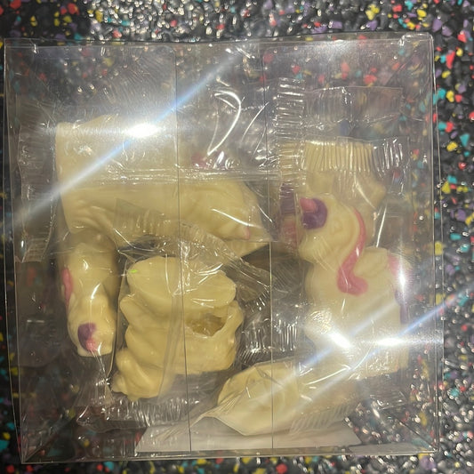 Mini Unicorns Hollow Decor. Cello Milk/White 17g