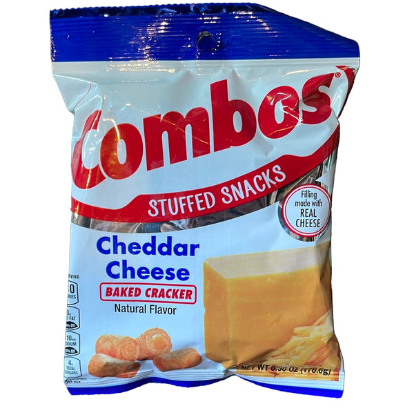 Combos cheddar cheese CRACKER 178.6g Tom's Confectionery Warehouse