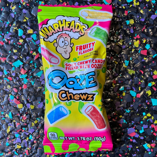 WARHEADS OOZE CHEWS SACHET 50G