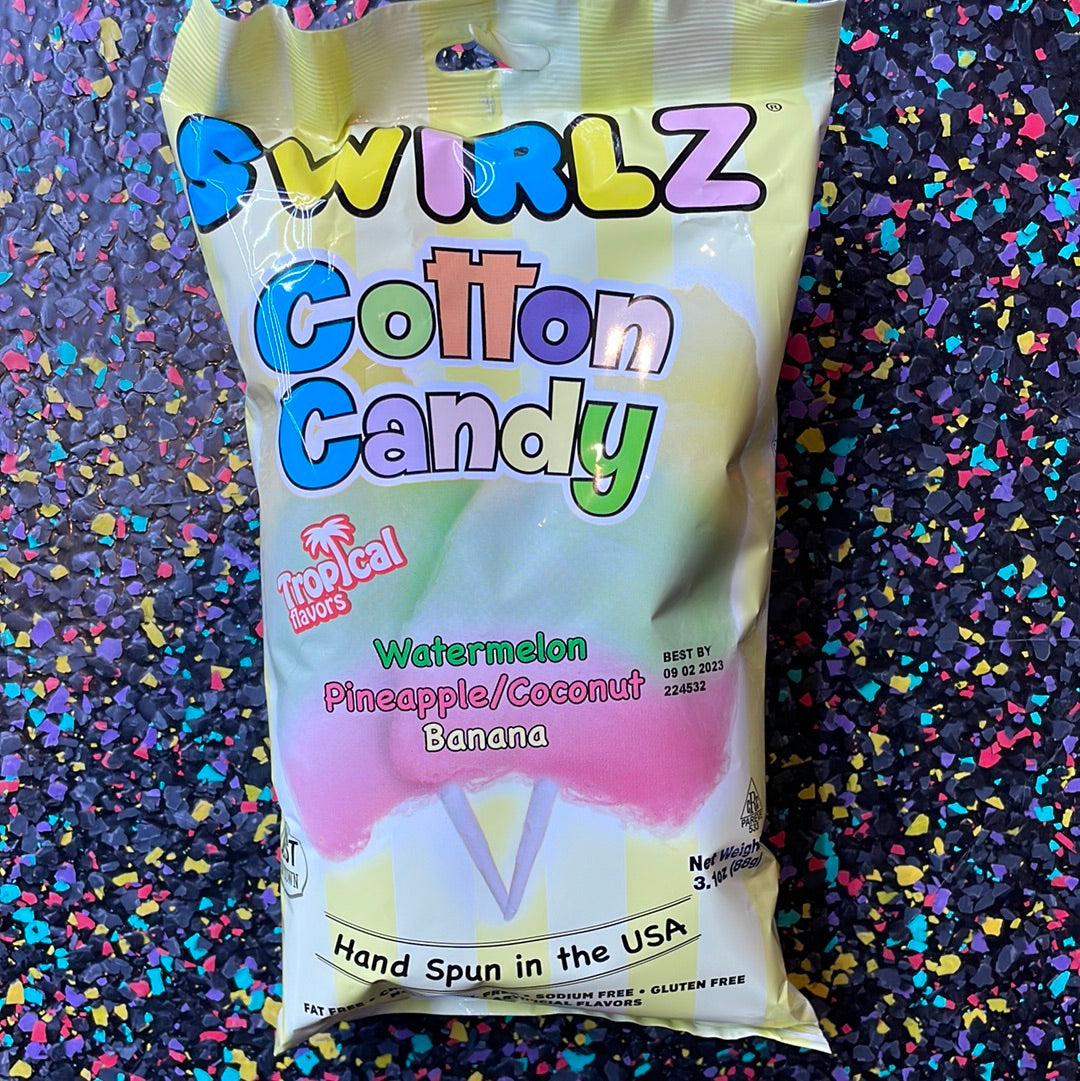 Cotton Candy Swirls - Tropical 88g