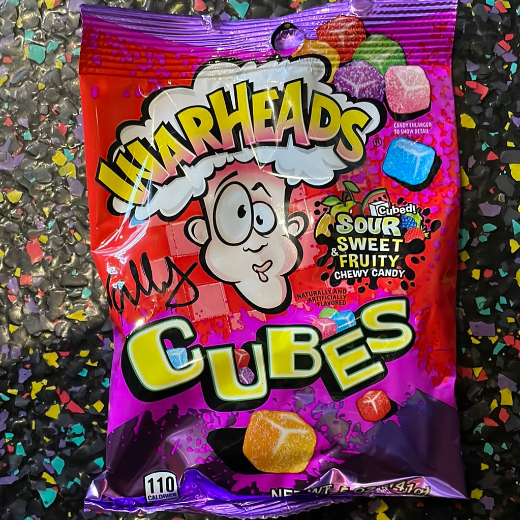 Warheads Chew Cubes Bag 141g