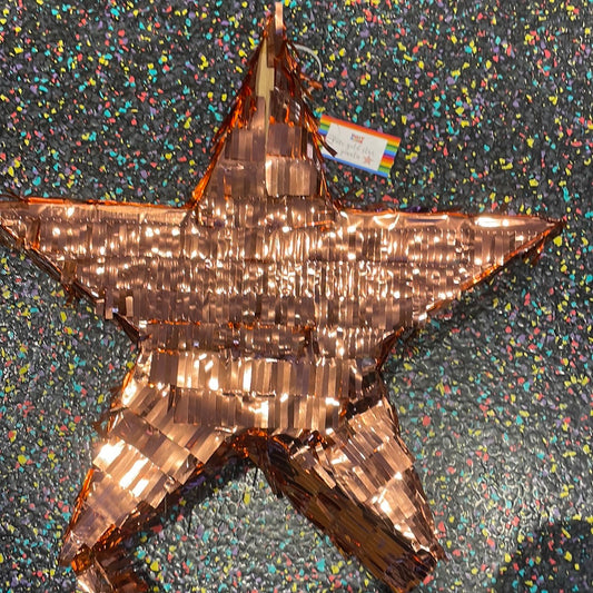 Rose Gold Star Piñata