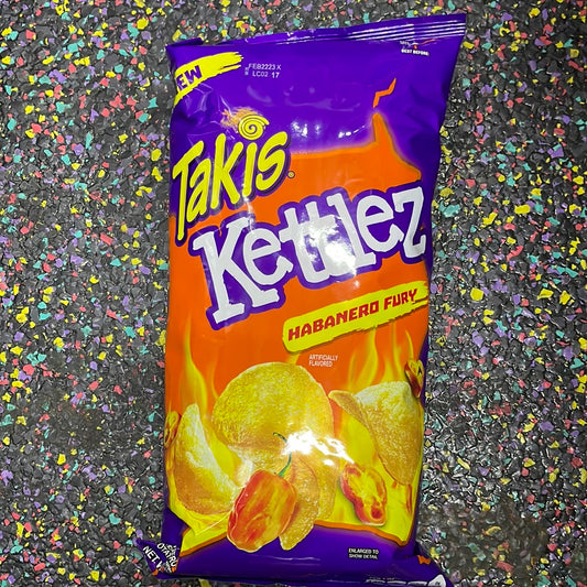 Takis Kettles Habanero Fury 224g