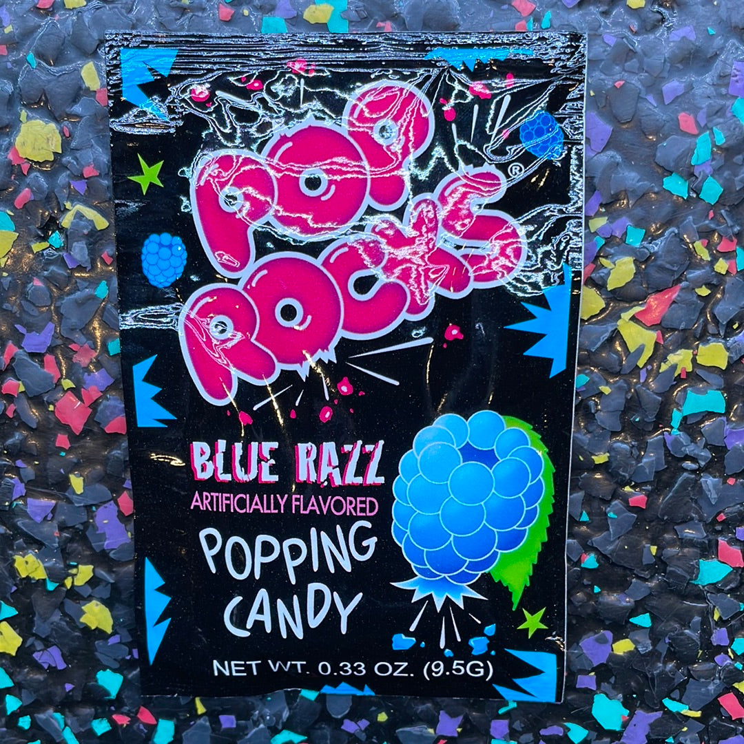 US Pop Rocks Blue Razz 9.5g – Tom's Confectionery Warehouse