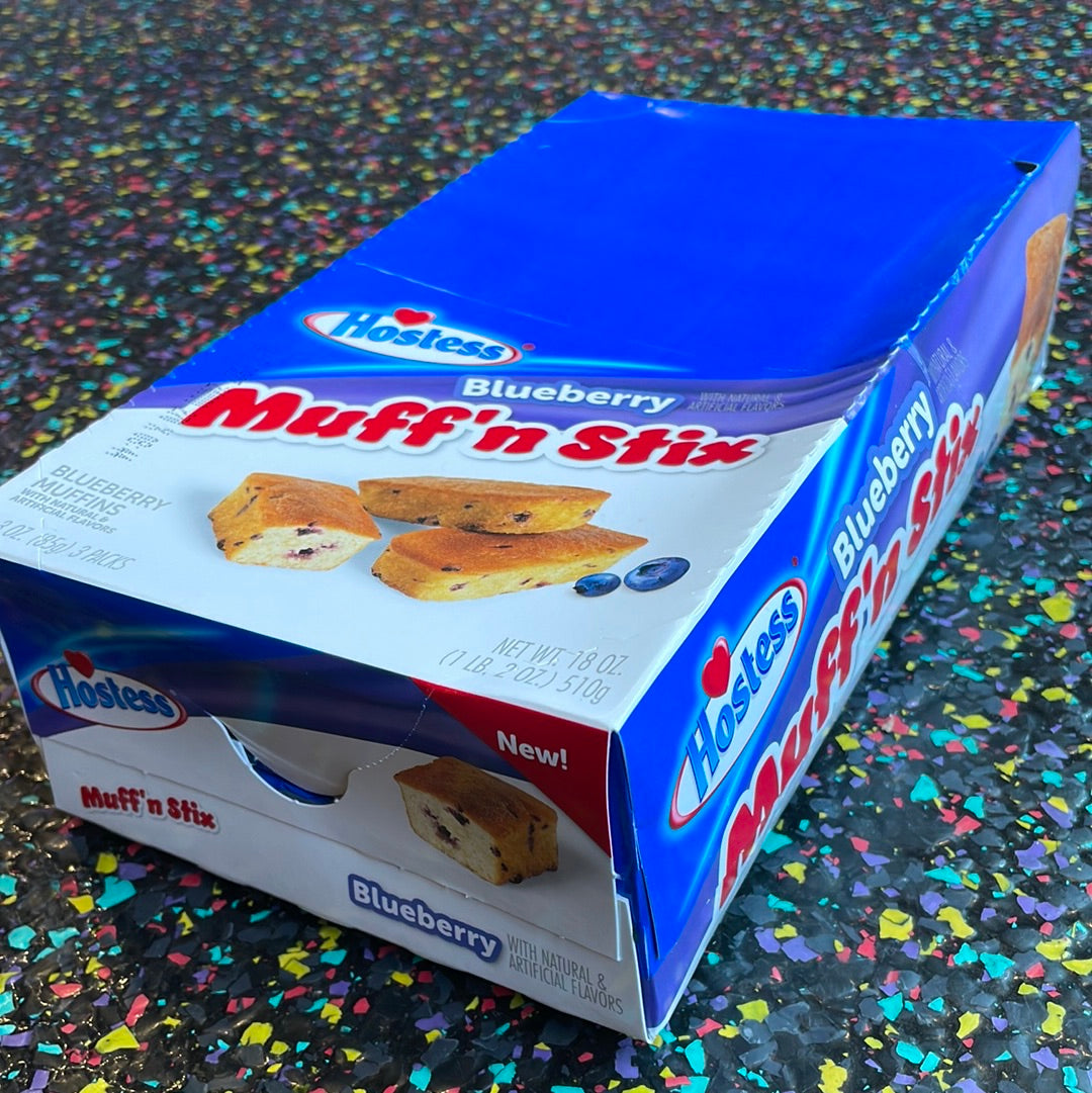 HOSTESS MUFF'N STIX BLUEBERRY 85G