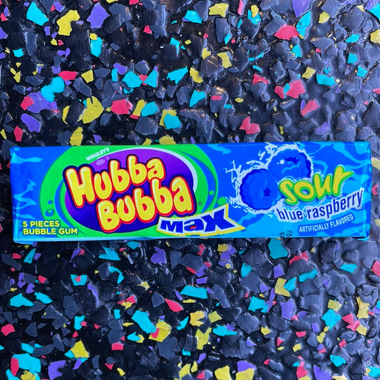 Hubba Bubba Max Sour Blue Raspberry 40g