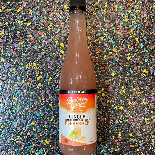 Buderim Ginger - NO SUGAR - Ginger, lemon, lime & bitters Refresher (750ml)