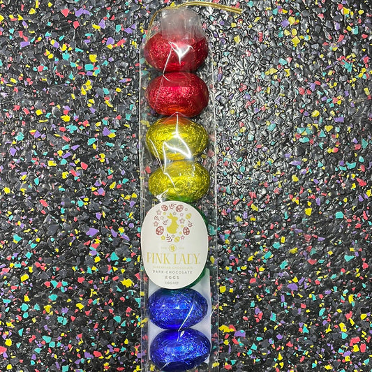 Pink Lady - dark chocolate eggs (8 pack) 120g