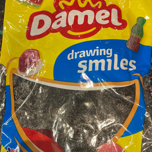 Damel Sugared Black Spiders 1kg