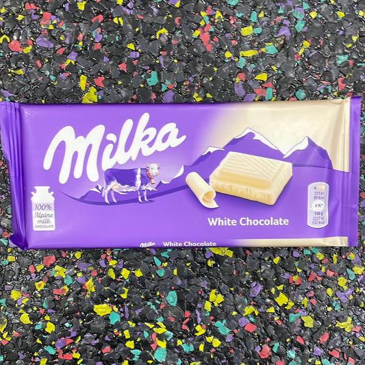 Milka - White 100g - Tom's Confectionery Warehouse
