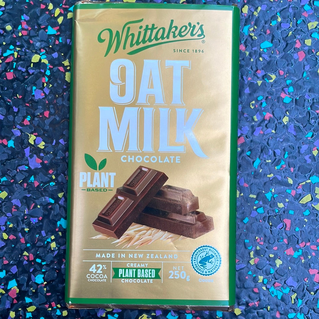 Whittaker’s Oat Milk Choc Block 250g – Tom's Confectionery Warehouse