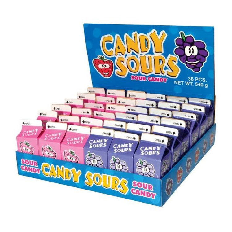 US Universal Candy Sours Strawberry & Grape 15g