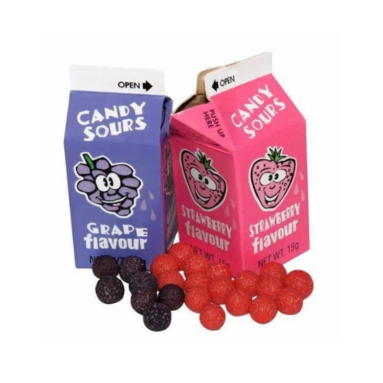Universal Candy Candy Sours Strawberry & Grape Tom's Confectionery